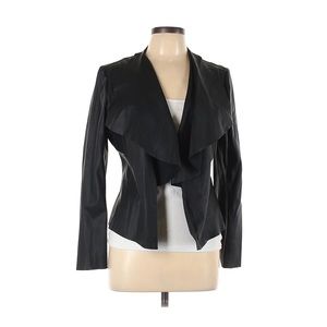 Zara Collection Black Faux Leather Jacket/ Balzer